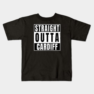 Straight Outta Cardiff Kids T-Shirt